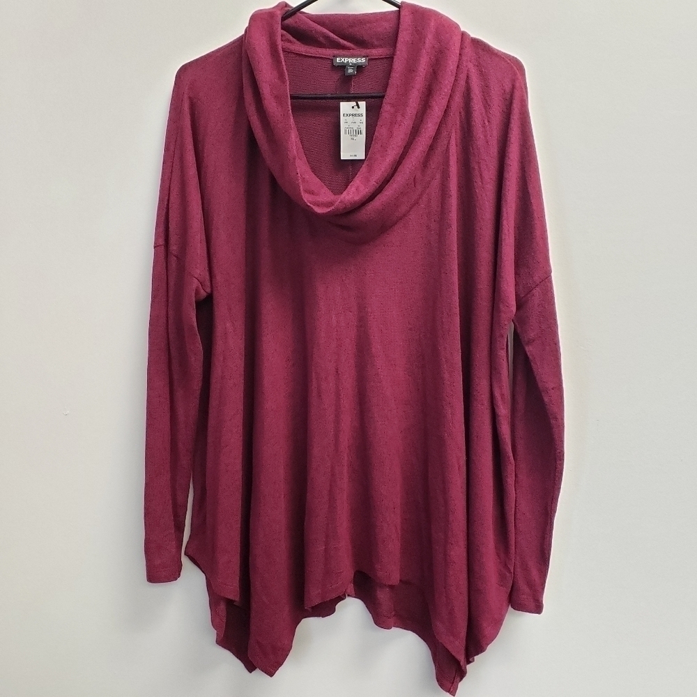 Express Cowl Neck Womens Top Size M/L - Picture 1 of 5